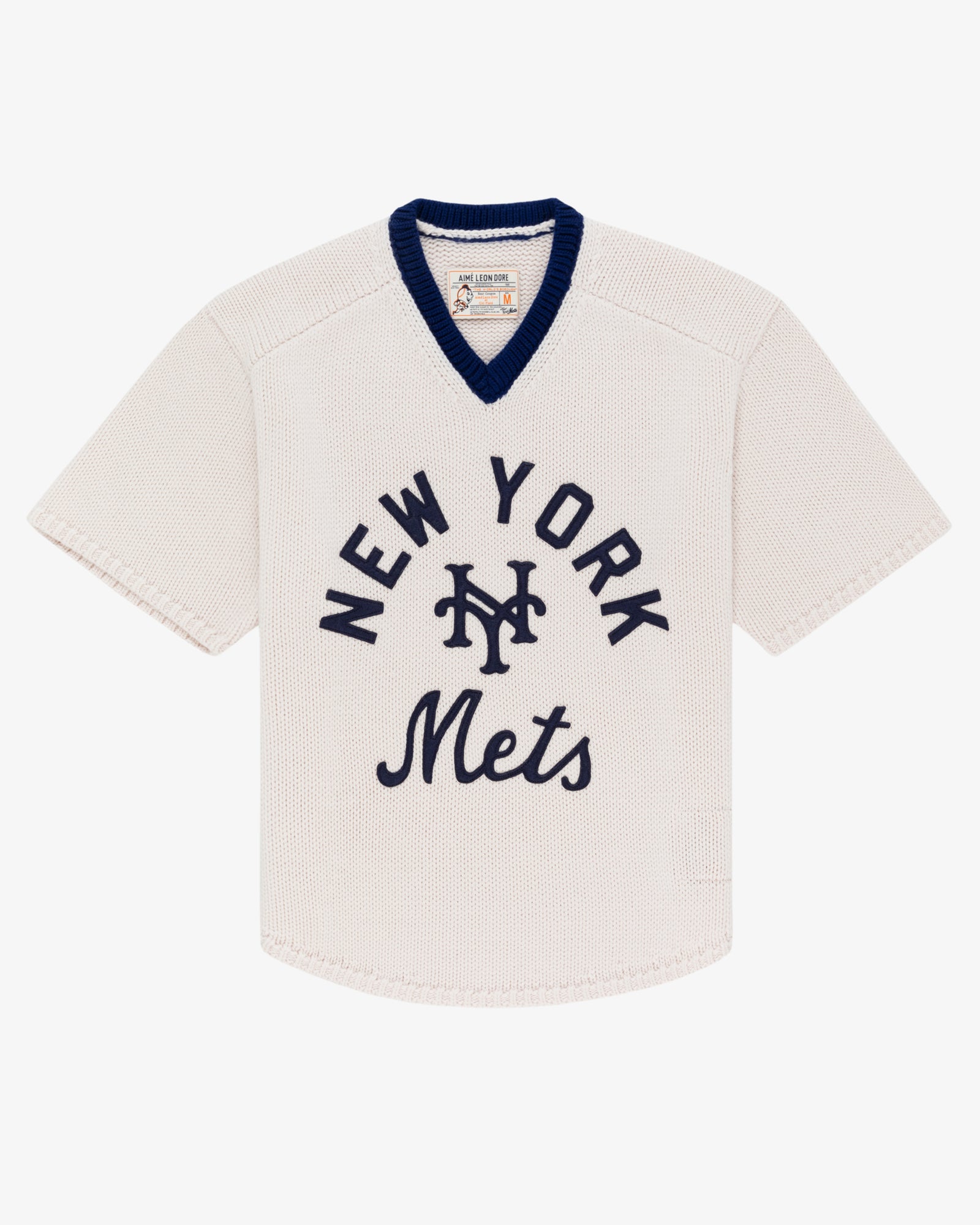 ALD / New York Mets Short-Sleeve Knit Sweater