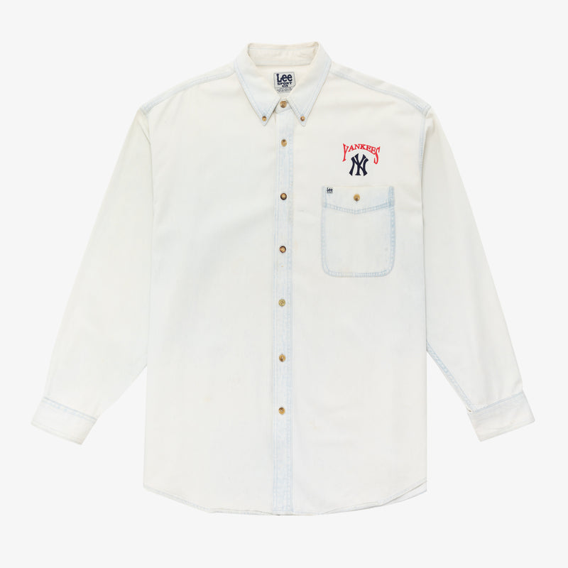 Vintage New York Yankees Lee Denim Shirt
