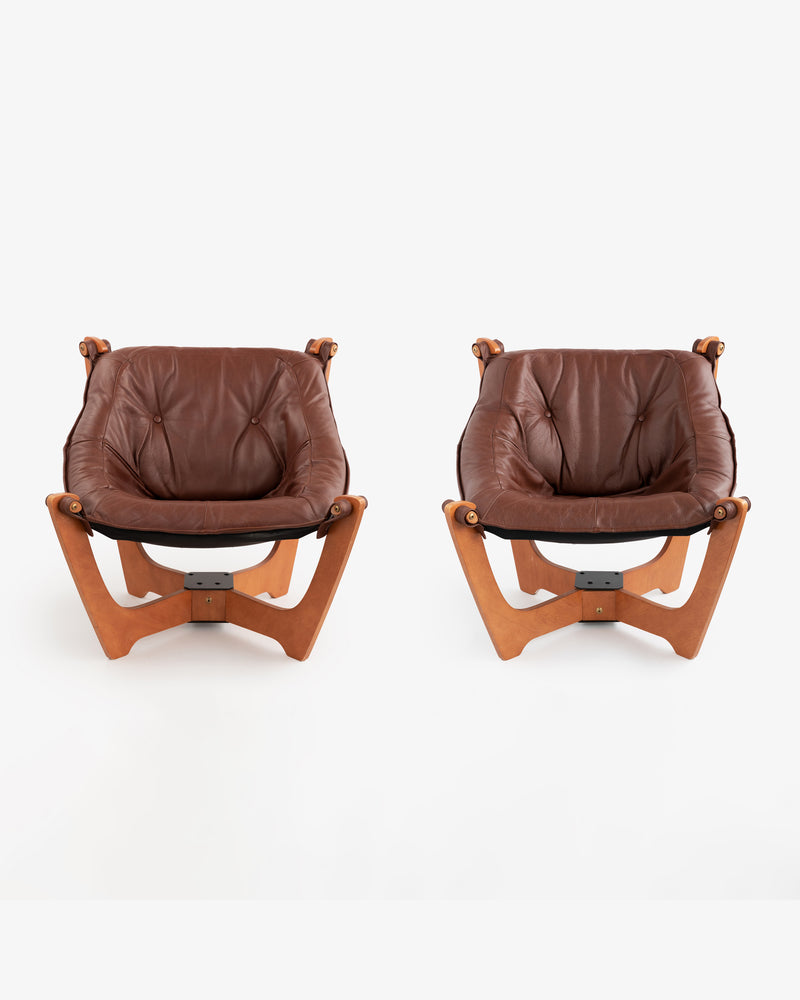 Odd Knutsen "Luna" Chairs for Hjellegjerde - Set of 2