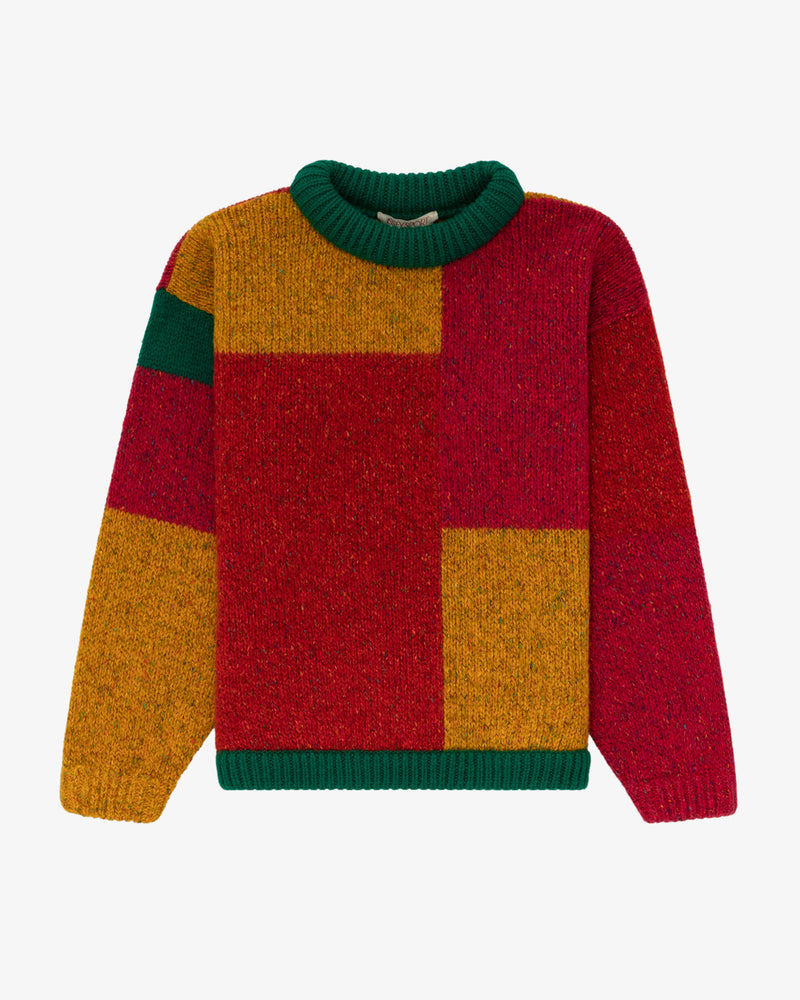 Issey Miyake Colorblock Sweater