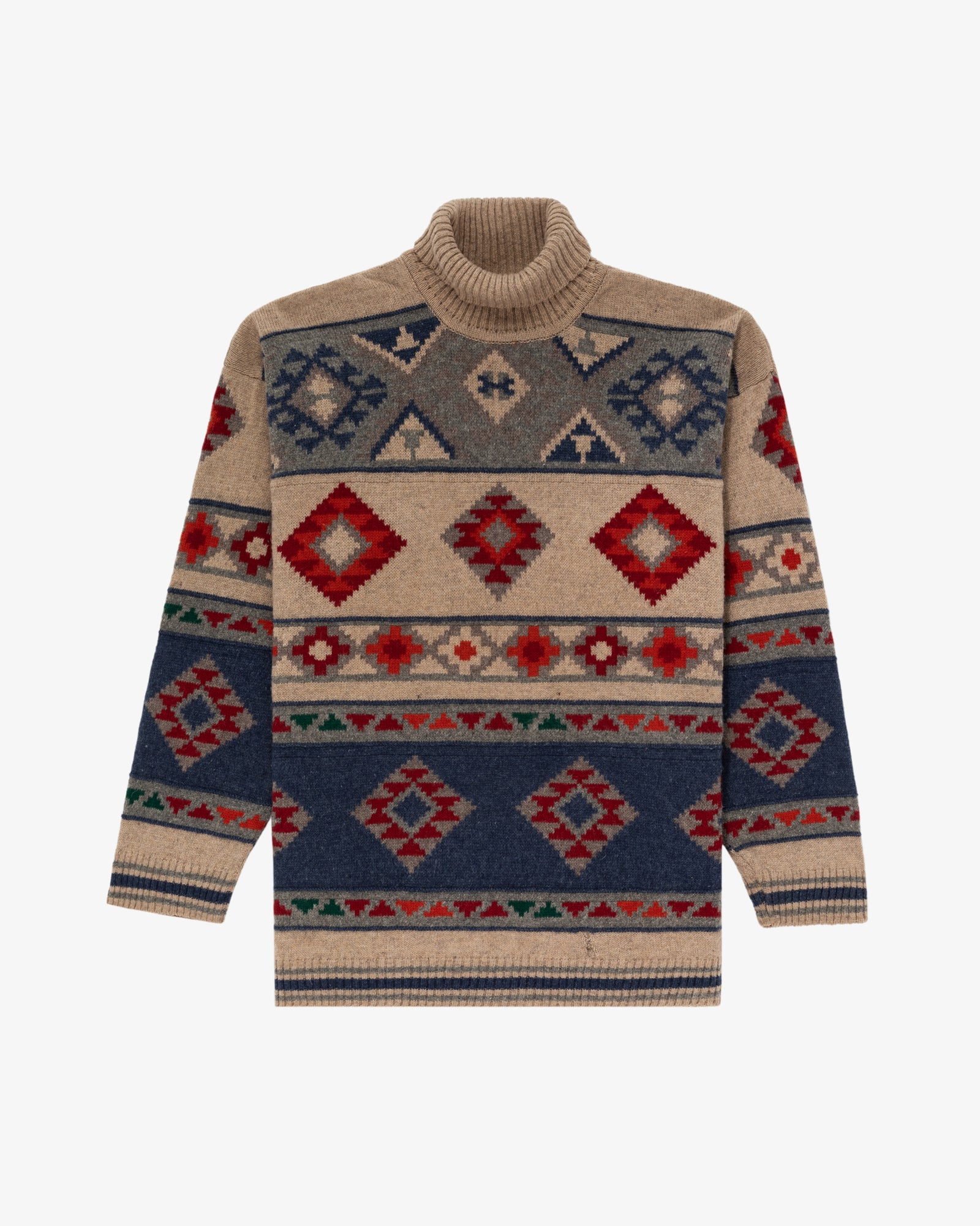 Wool Western Motif Sweater