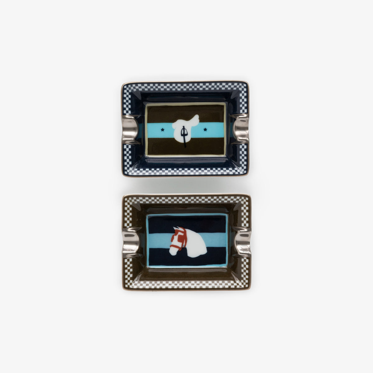 Hermès Mini Ashtrays - Set of 2
