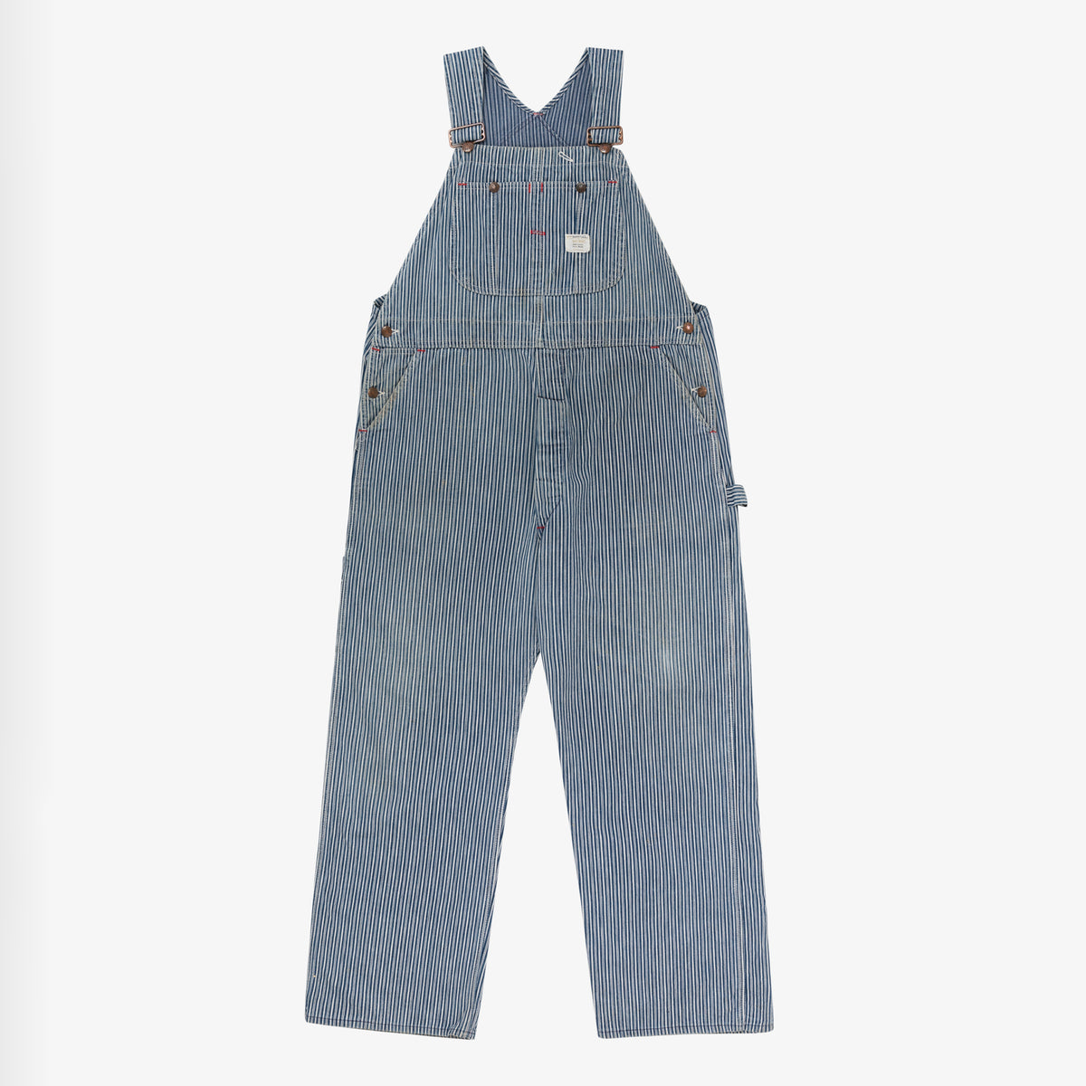Vintage Striped Overalls