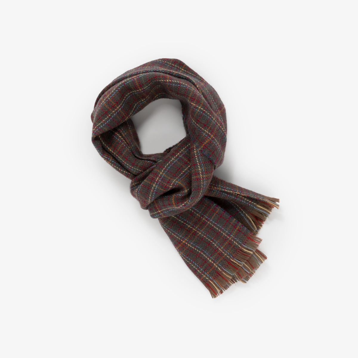 Wool Plaid Scarf