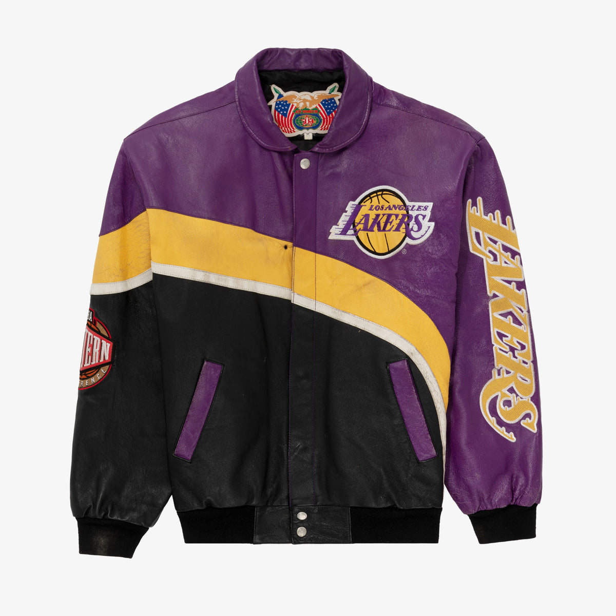 Jeff Hamilton Los Angeles Lakers Leather Jacket
