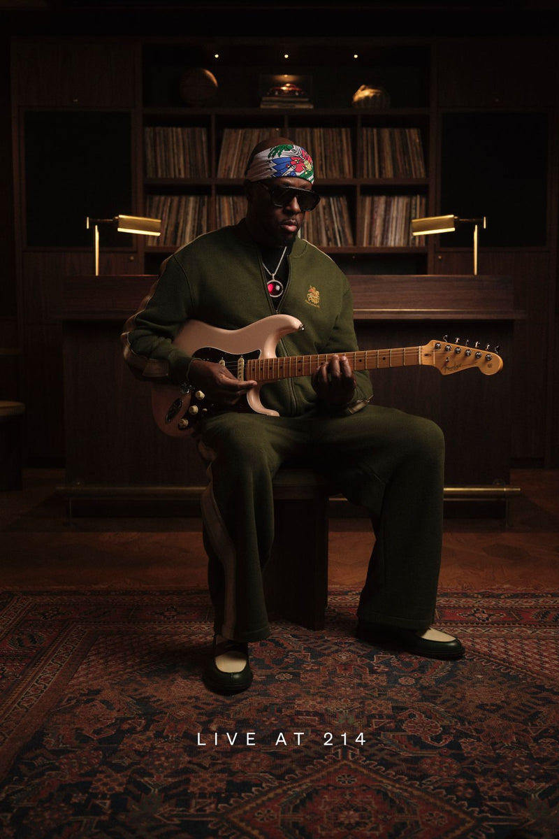 Wyclef Jean performing at Aimé Leon Dore's 214 Mulberry Street storefront