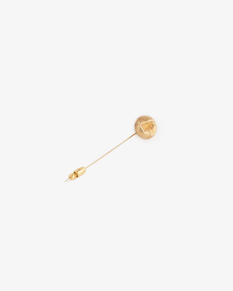 14Kt Gold Basketball Lapel Pin