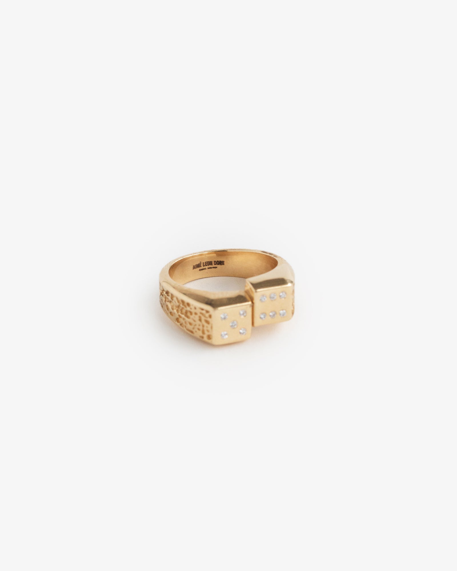 14Kt Gold Dice  Ring