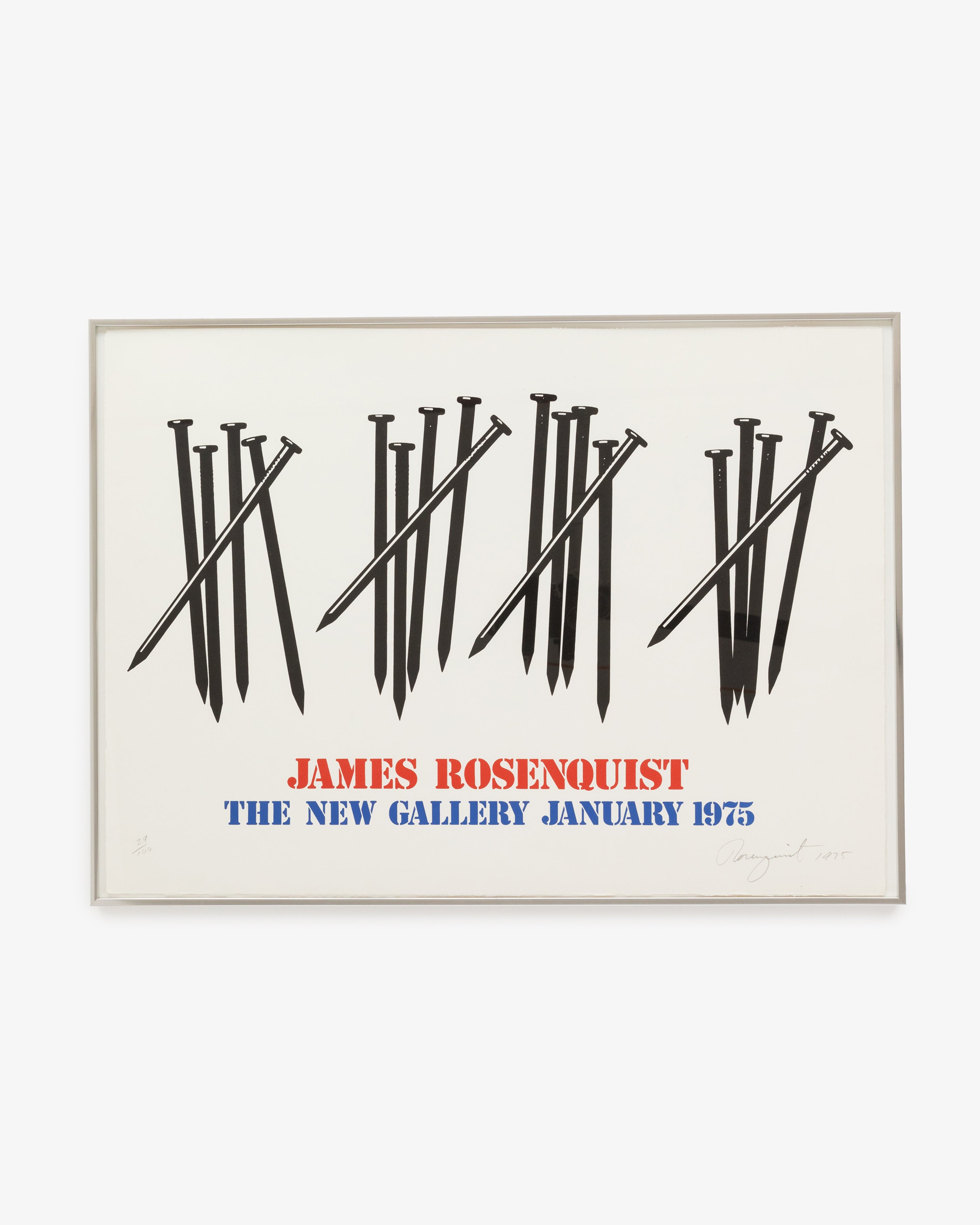 James Rosenquist, The New Gallery Framed Poster, 1975