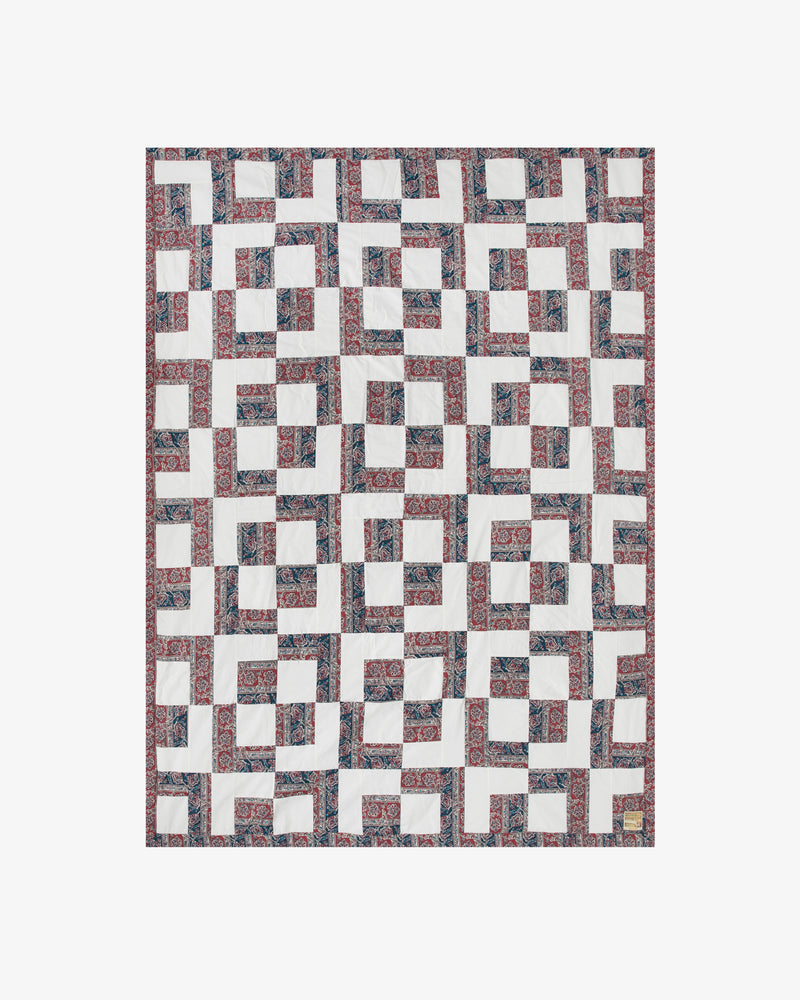 Paisley Stripe Pattern Quilt