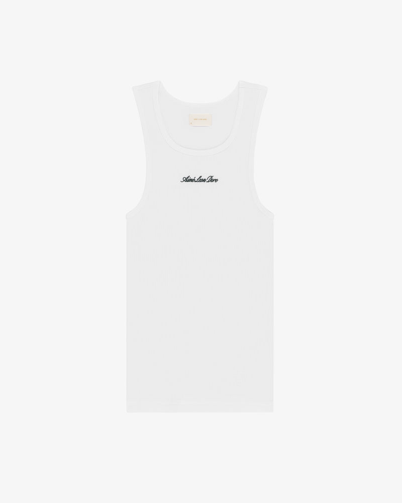 Embroidered Logo Tank Top