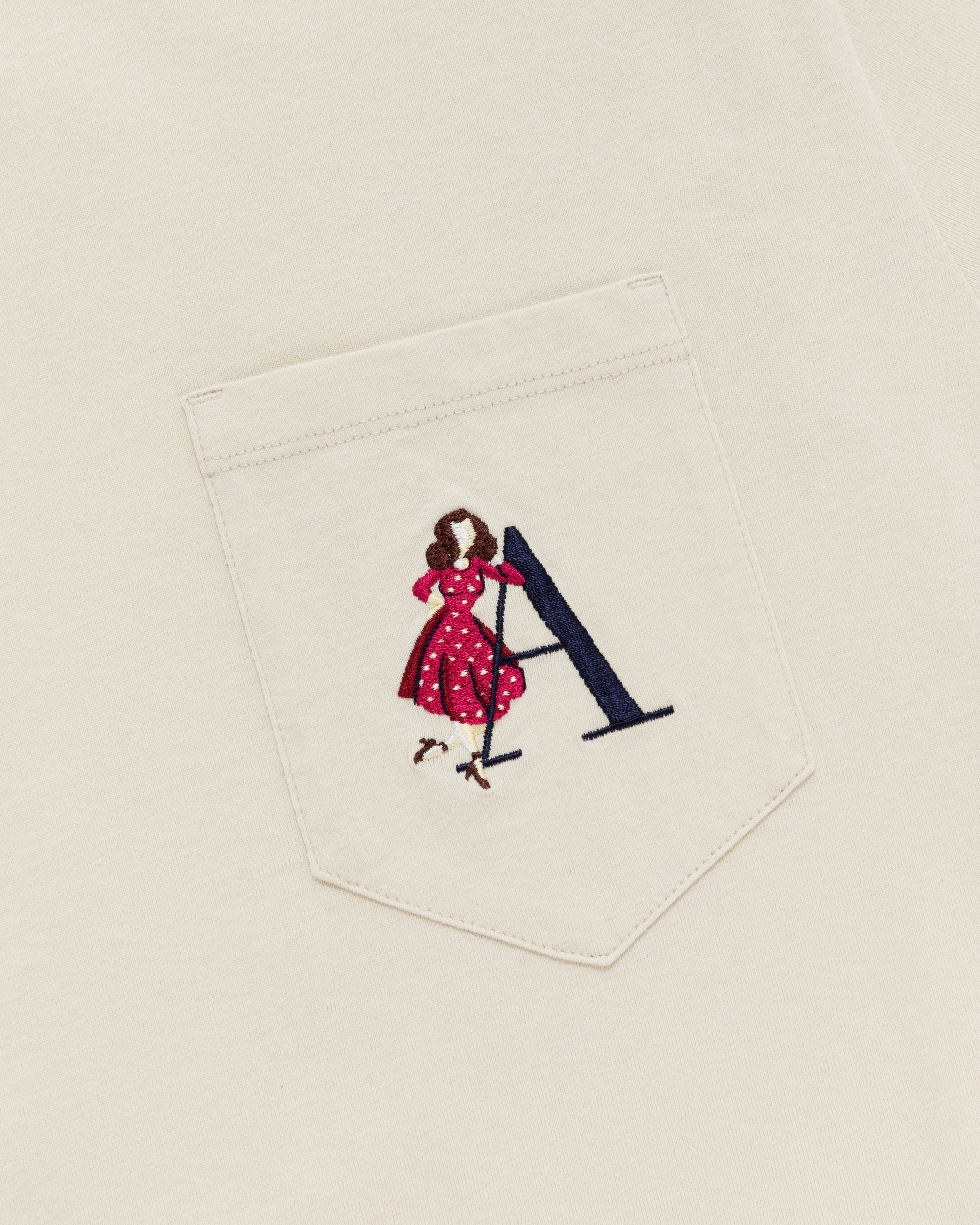 Embroidered 'A' Pocket Tee