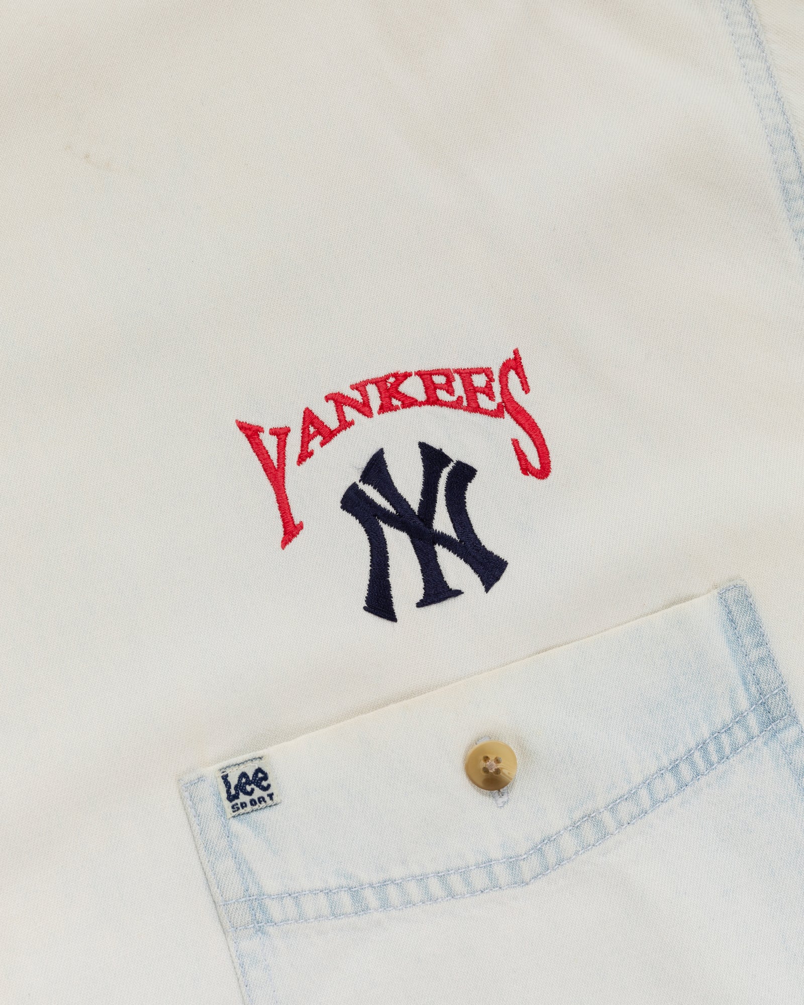 Vintage New York Yankees Lee Denim Shirt
