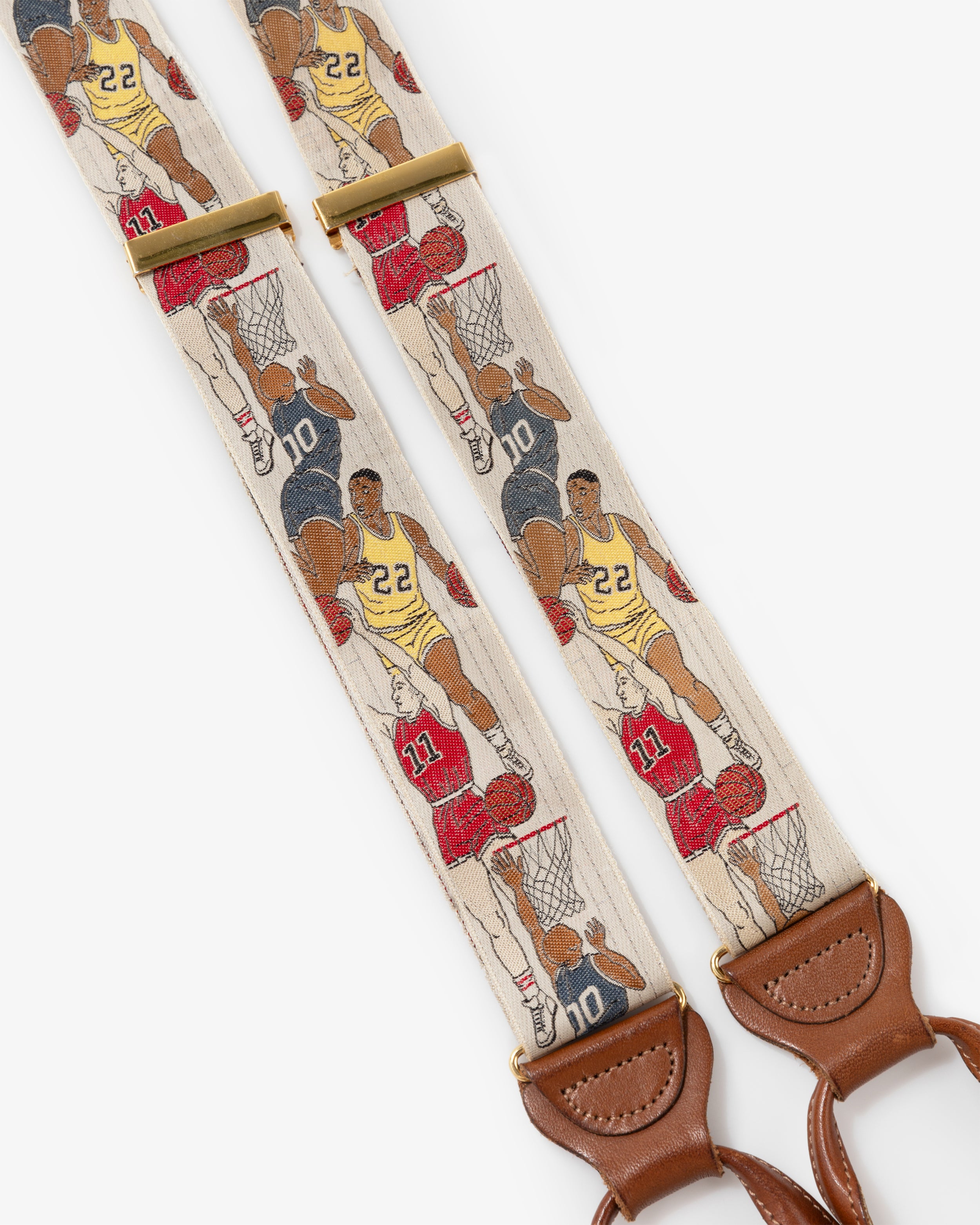 Vintage Trafalgar Basketball Suspenders