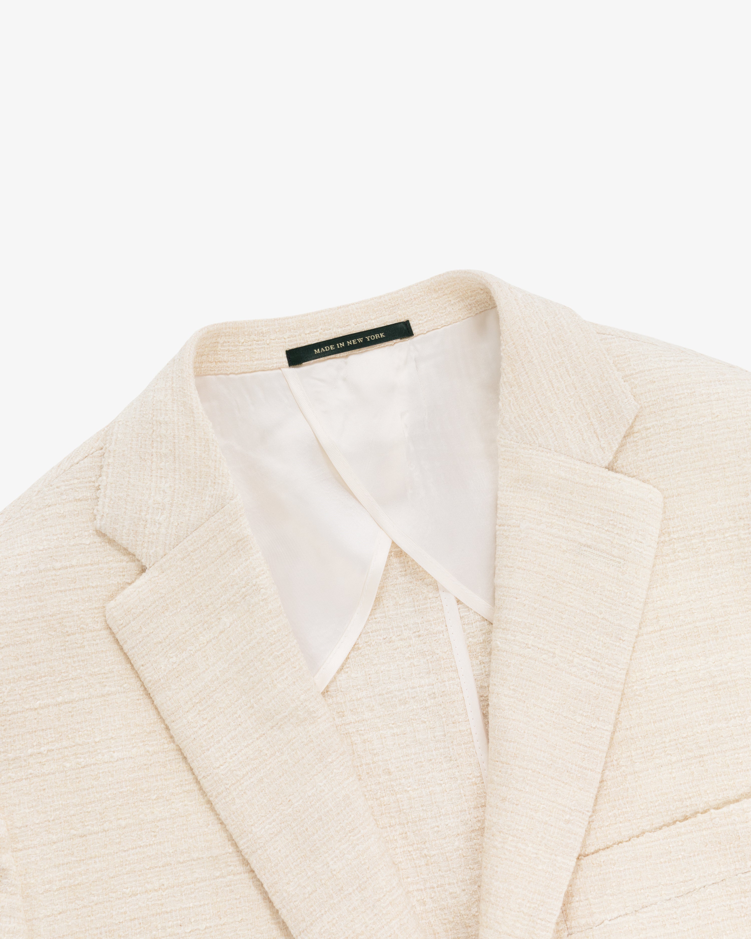 Single-Breasted Boucle Suit Jacket – Aimé Leon Dore
