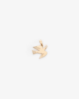 14Kt Gold Dove Pendant