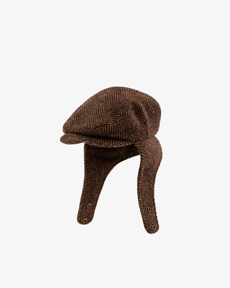 Herringbone Earflap Hat