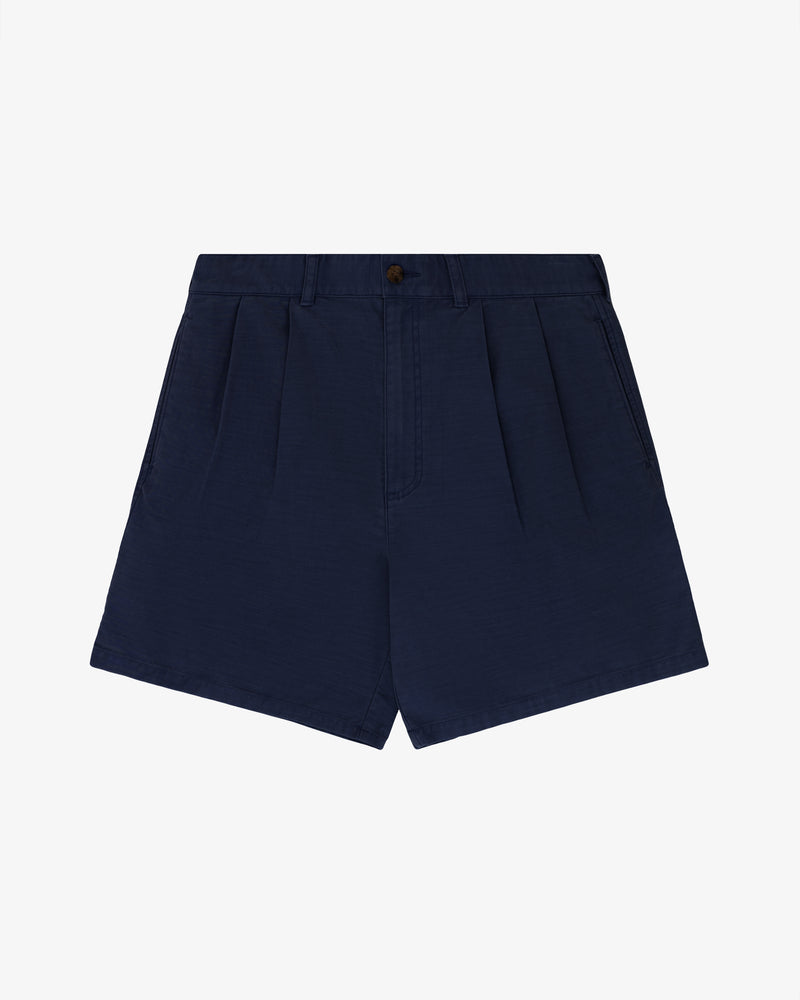 Double Pleated Short