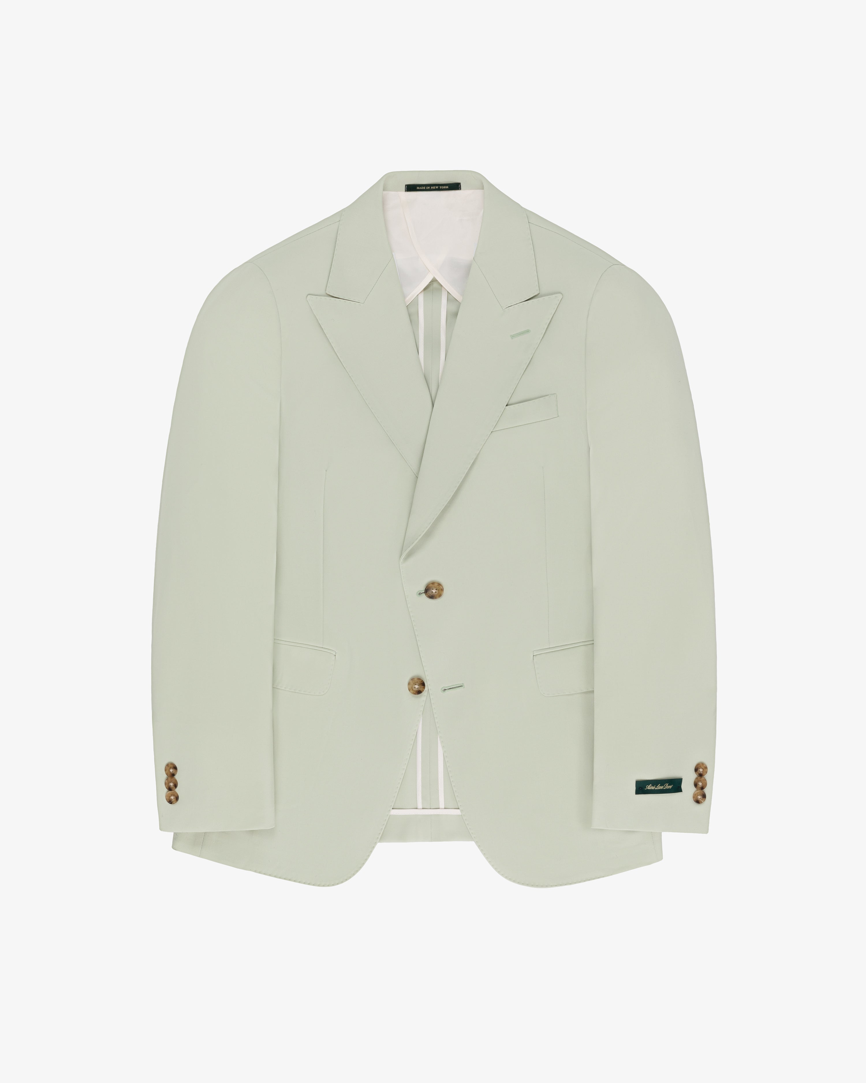 Single-Breasted Peak Lapel Suit Jacket