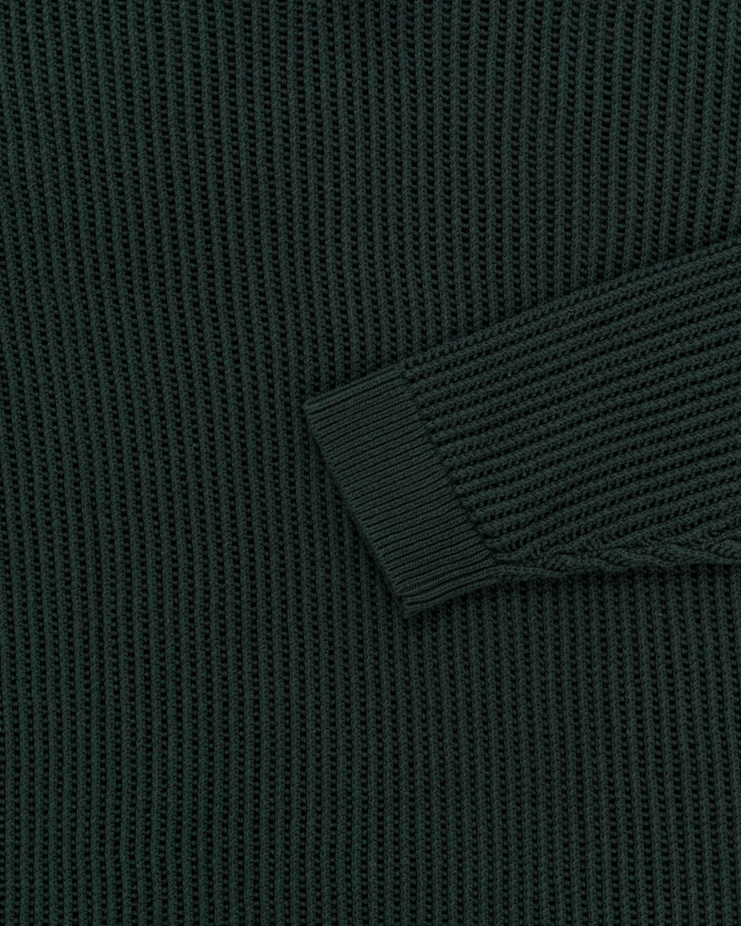 Long-Sleeve Mesh Knit Polo