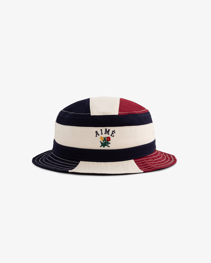 Colorblock Crest Bucket Hat