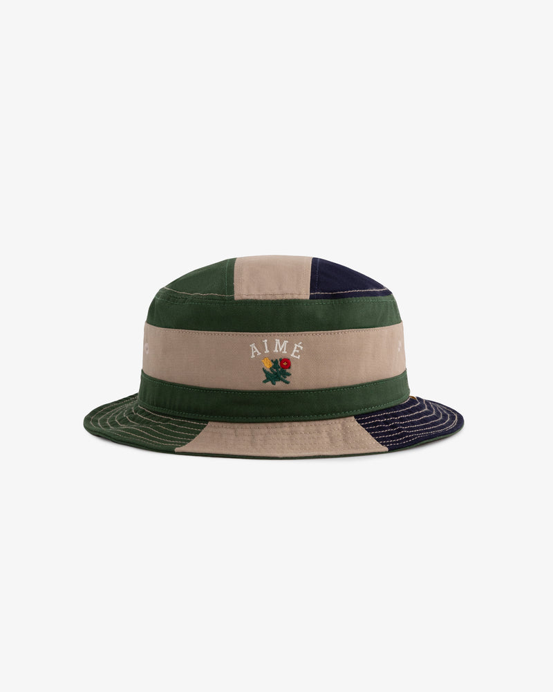Colorblock Crest Bucket Hat