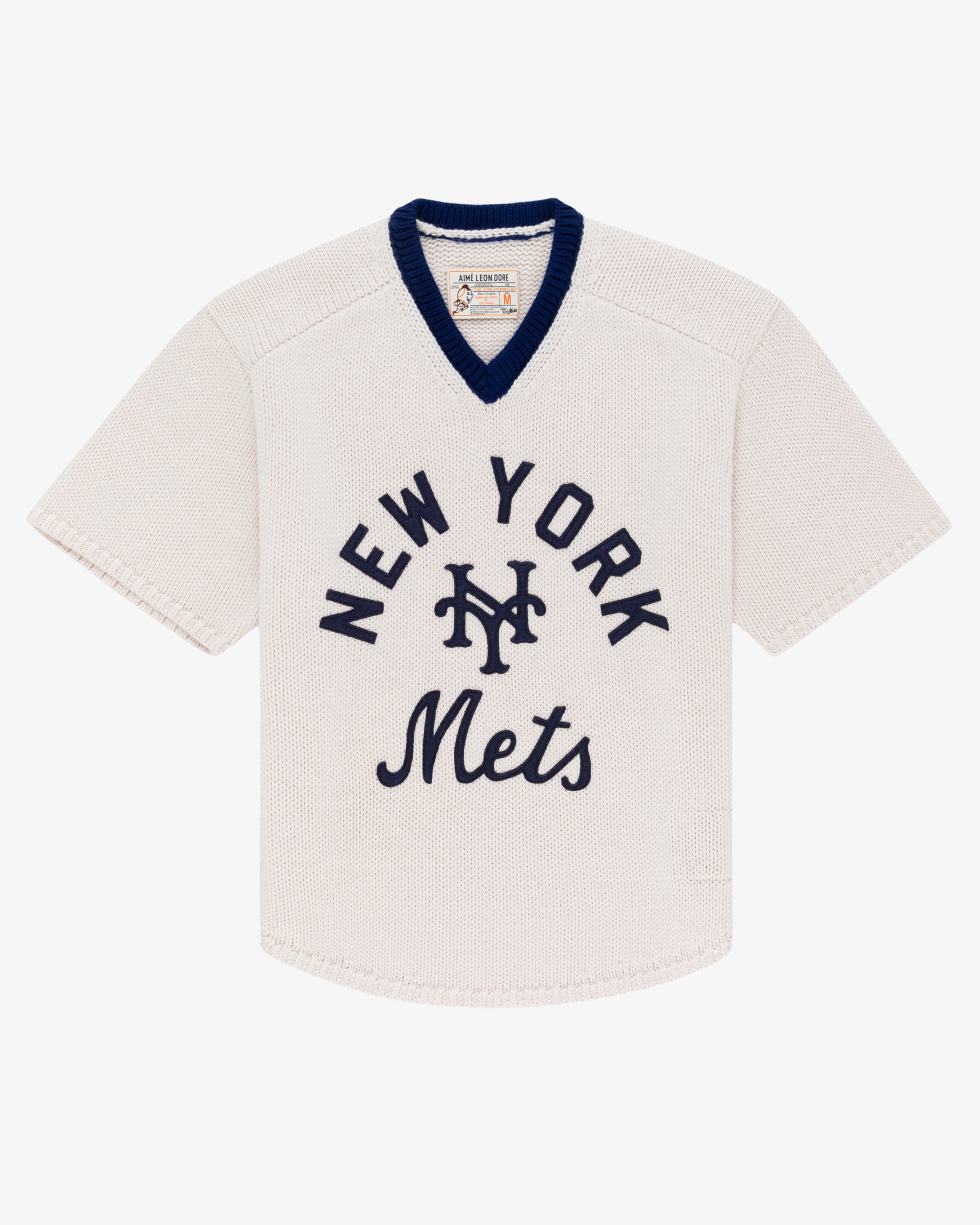 ALD / New York Mets Short-Sleeve Knit Sweater