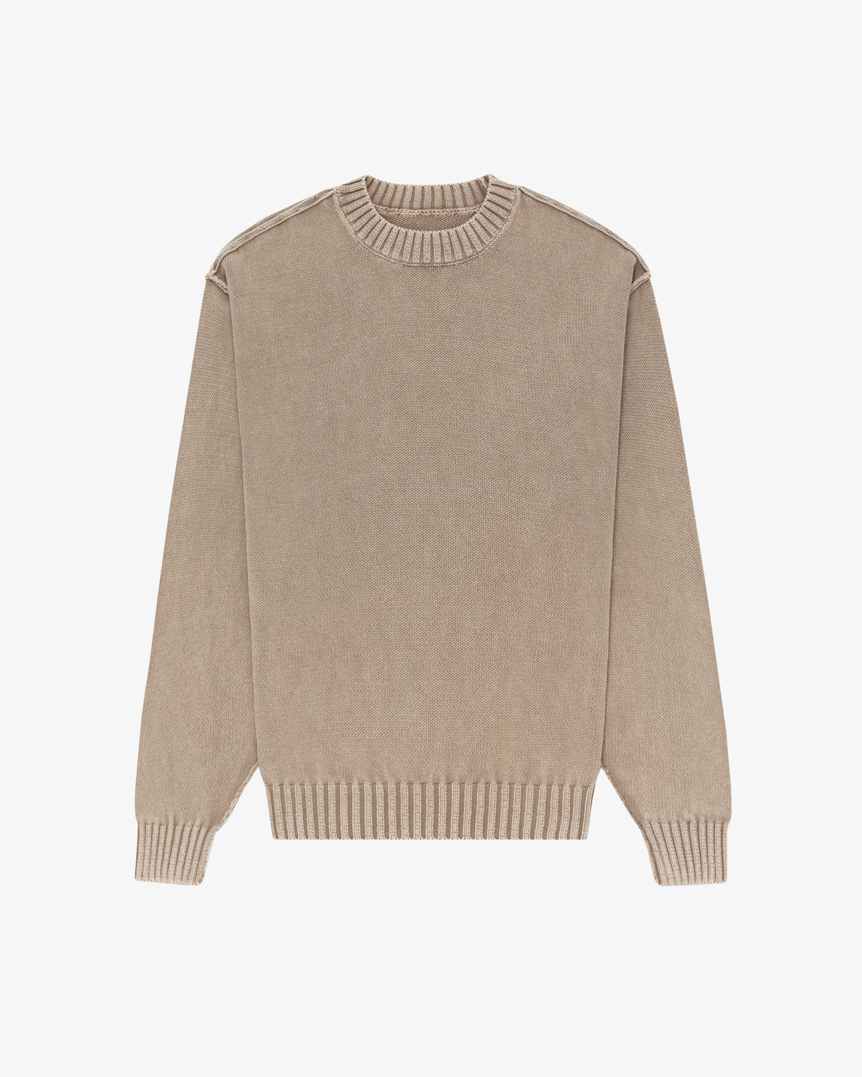 Washed Inside Out Sweater