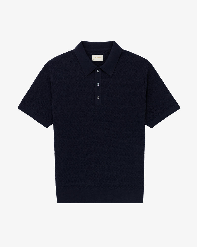 Short-Sleeve  Knit Polo