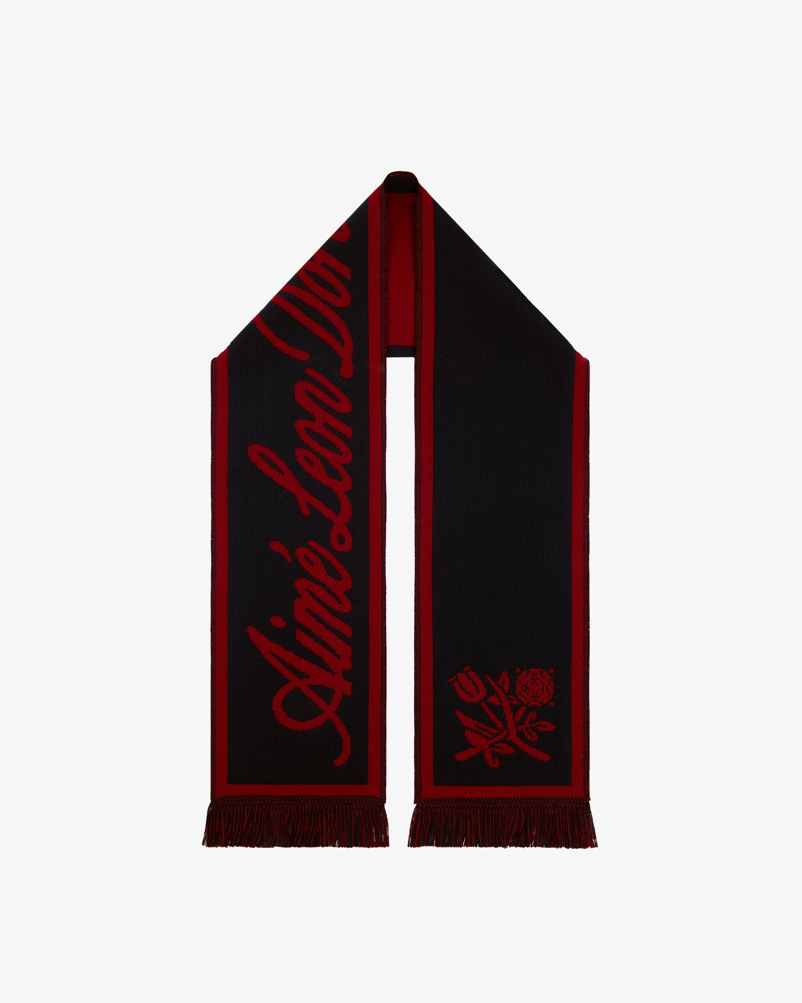 Wool Script     Scarf