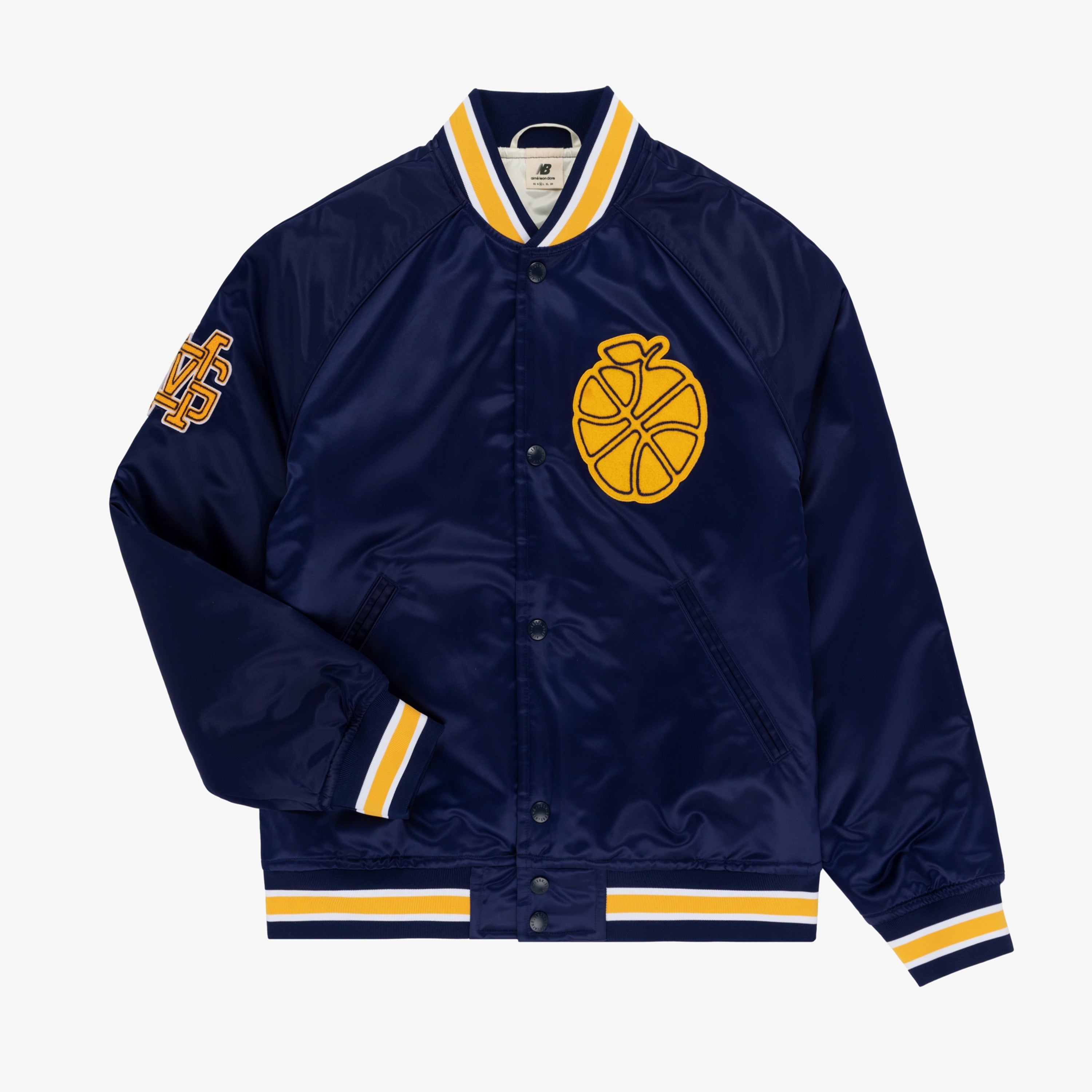 Aime Leon Dore ALD / New Balance Varsity Jacket size Medium Golden