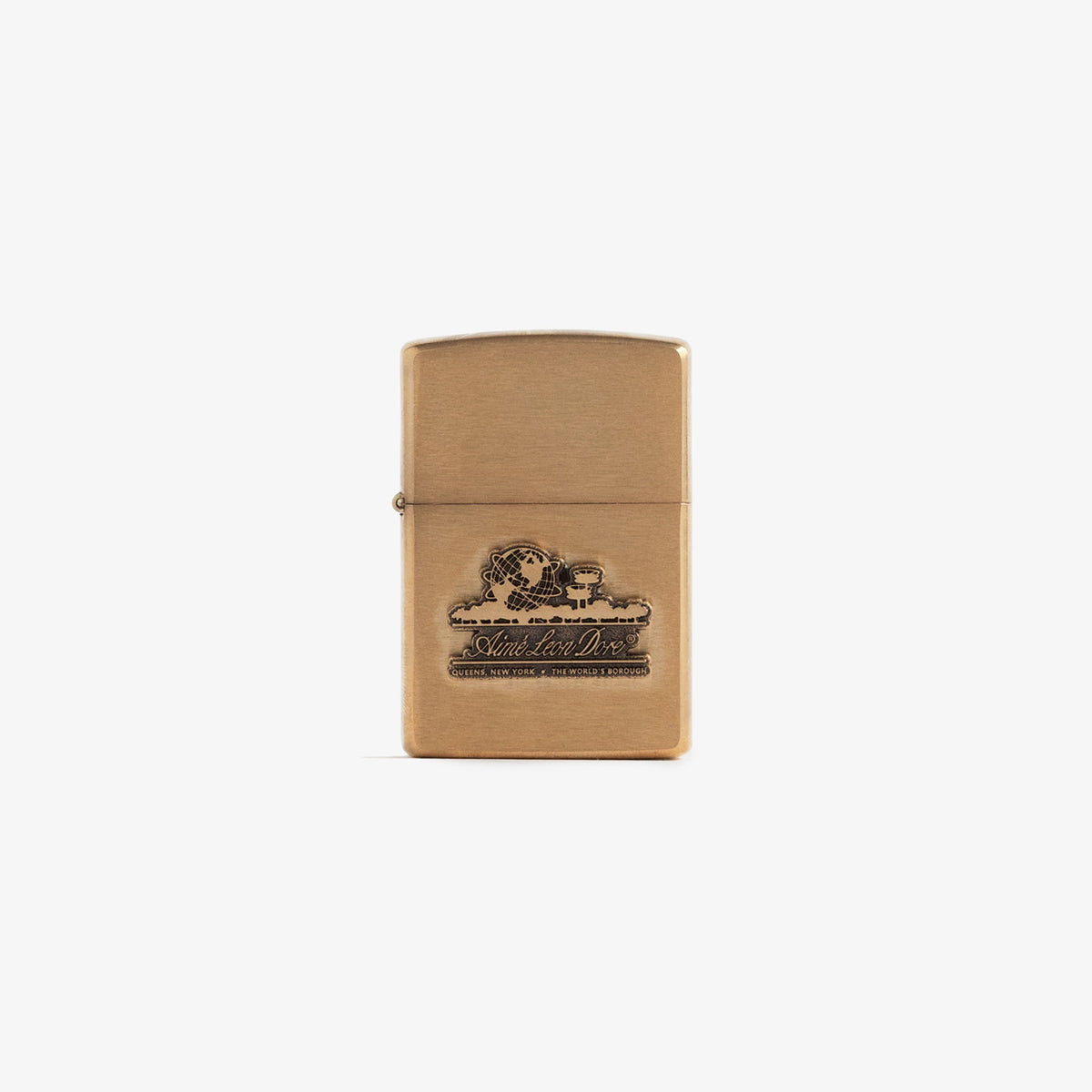 Unisphere Brass Zippo Lighter – Aimé Leon Dore