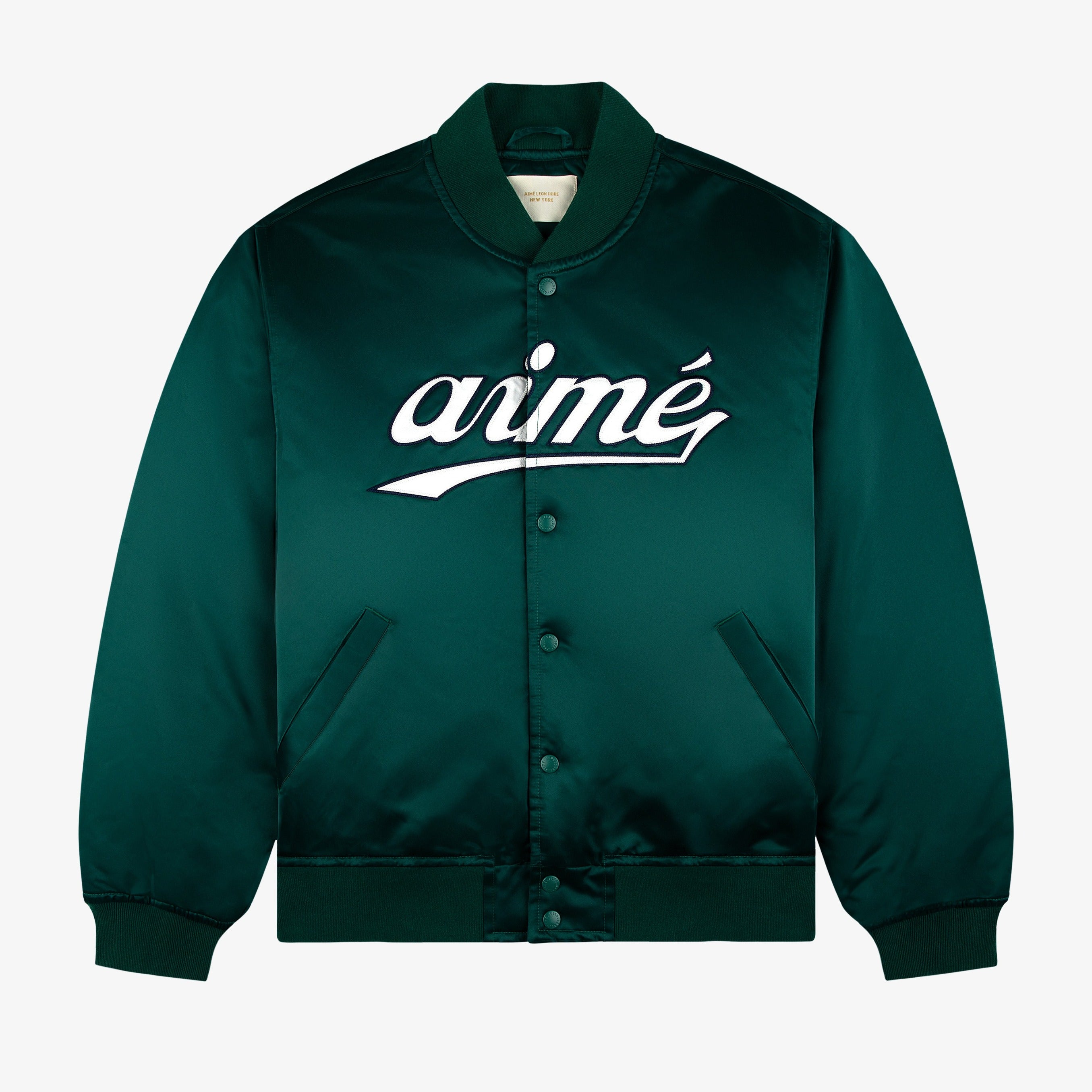 Satin Varsity Jacket – Aimé Leon Dore