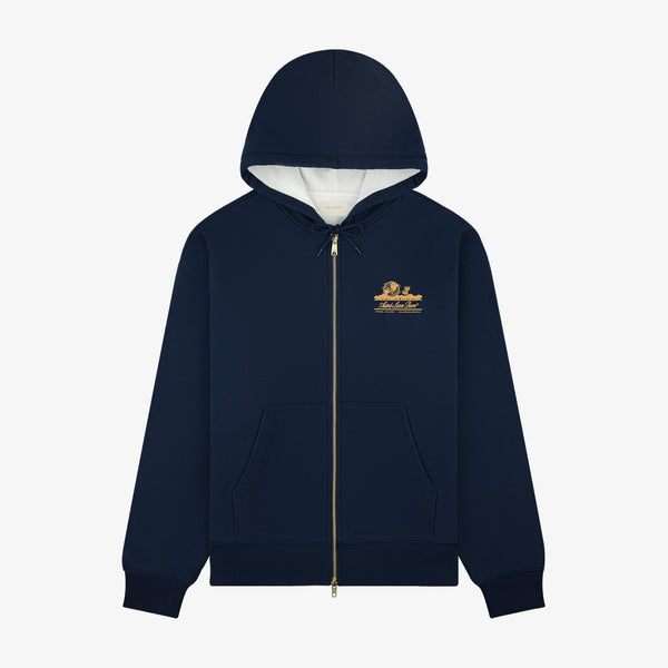 Aime Leon Dore　エメレオンドレ　ユニスフィア　フーディー　Lサイズ Unisphere Waffle Lined Full-Zip Hoodie – Aimé Leon Dore