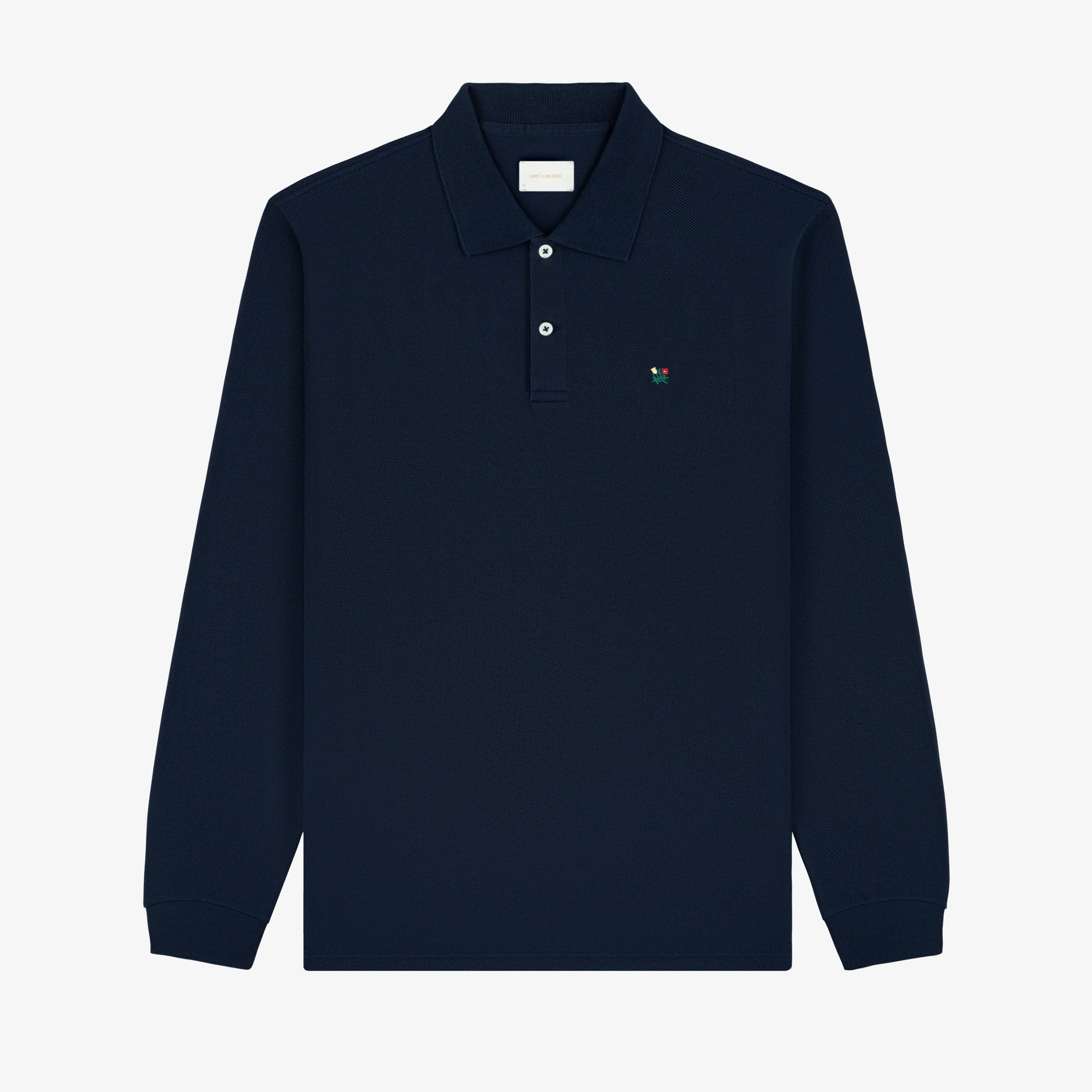日本未発売‼️Aimé Leon Dore (エメレオンドレ)ロングスリーブシャツ Long-Sleeve Crest Piqué Polo – Aimé Leon Dore