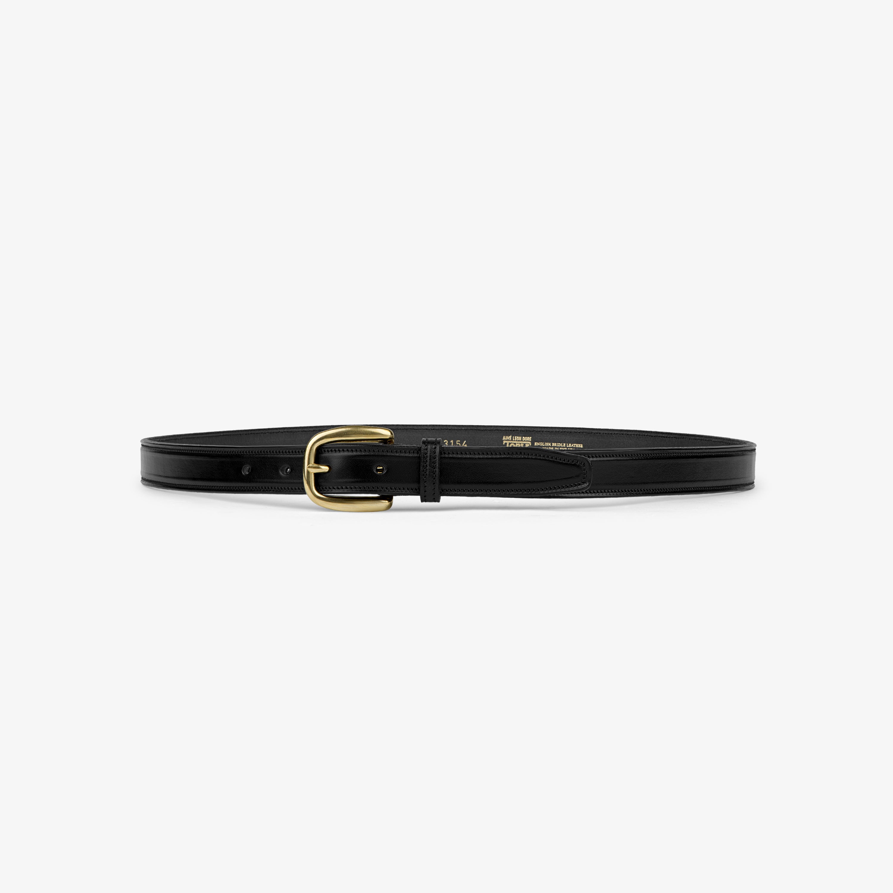 Saddle Stitch Leather Belt – Aimé Leon Dore
