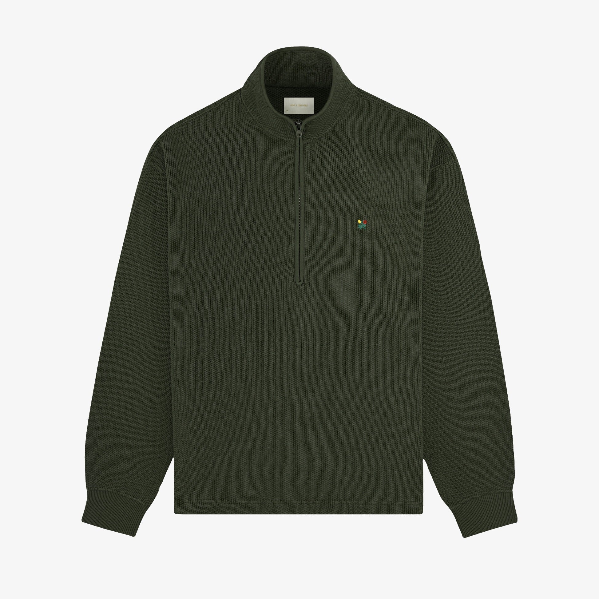 Crest Piqué Half-Zip Pullover – Aimé Leon Dore