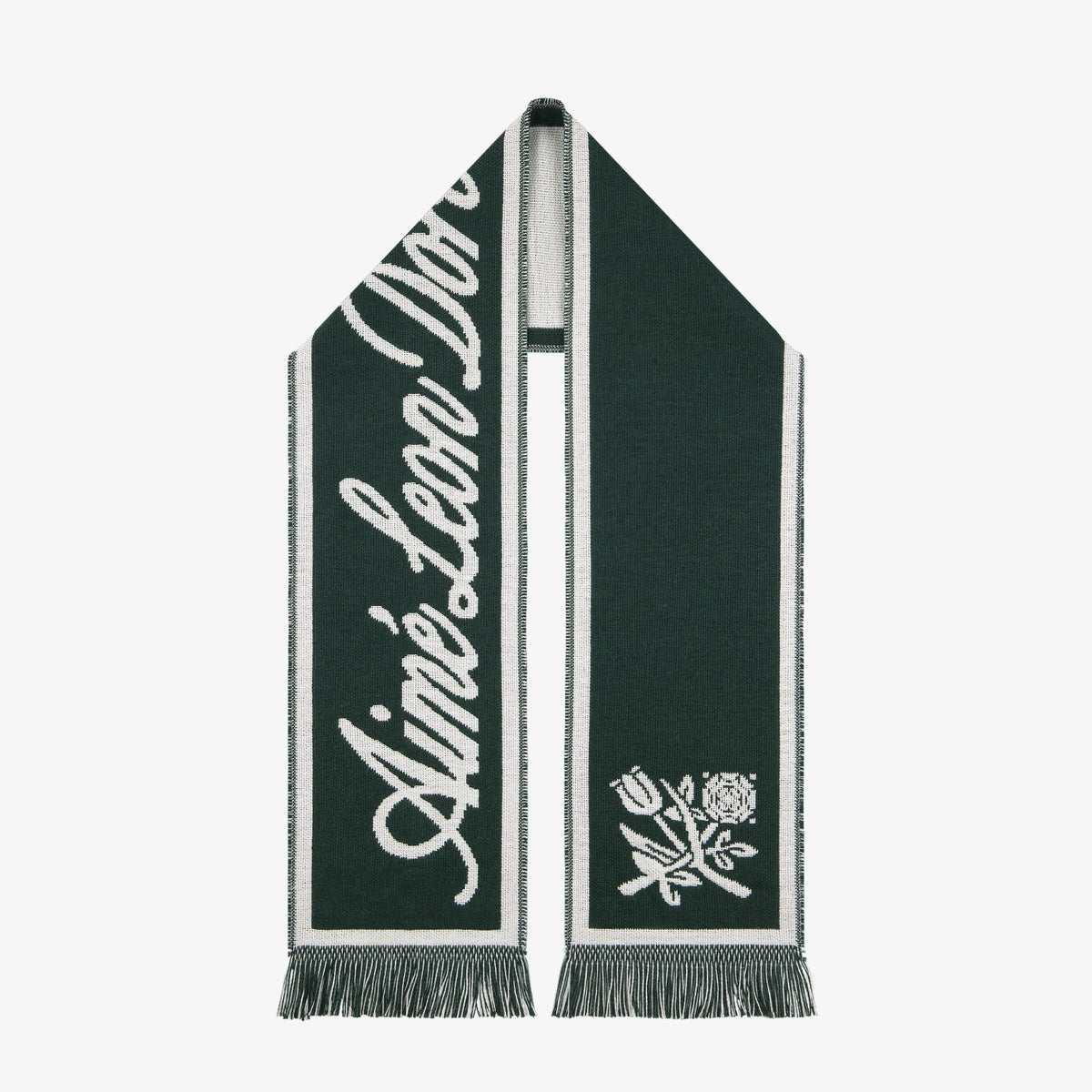 Wool Script Scarf – Aimé Leon Dore