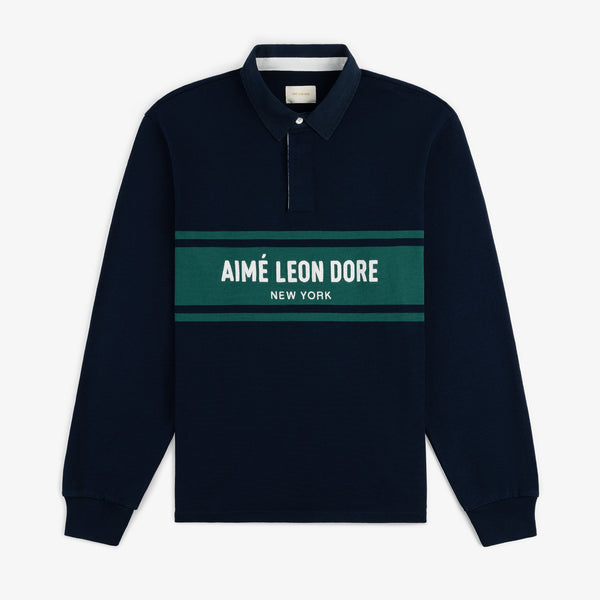 Aimé Leon Dore Striped Rugby Shirt