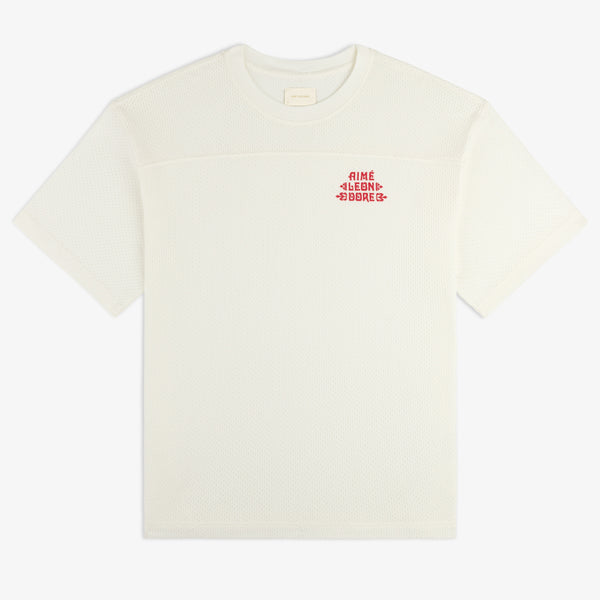 Pointelle Stacked Logo Tee – Aimé Leon Dore