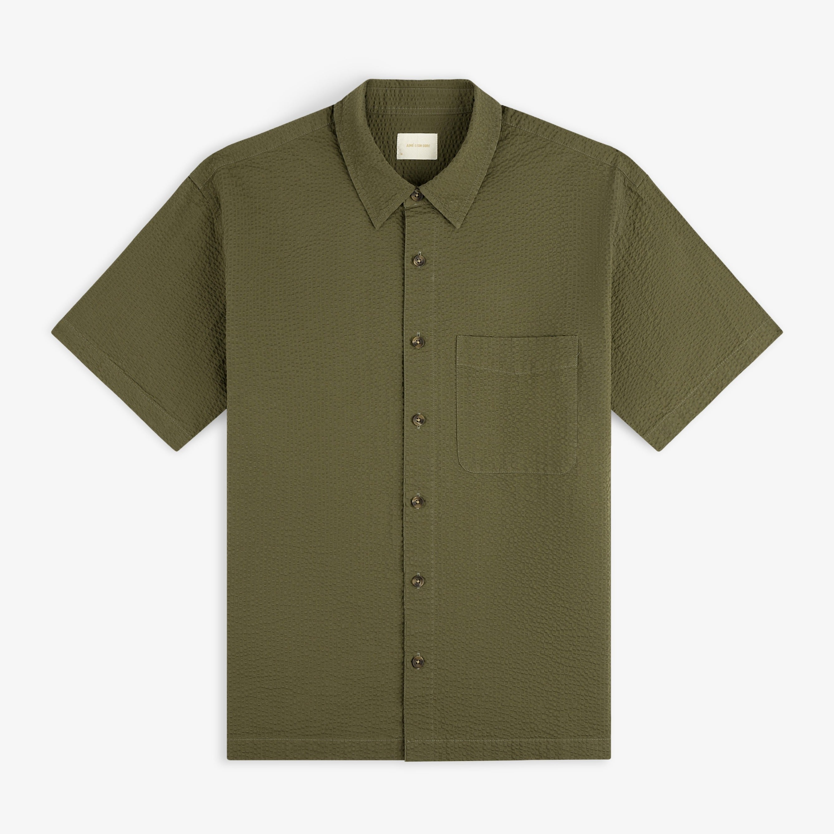 Short-Sleeve Seersucker Shirt – Aimé Leon Dore