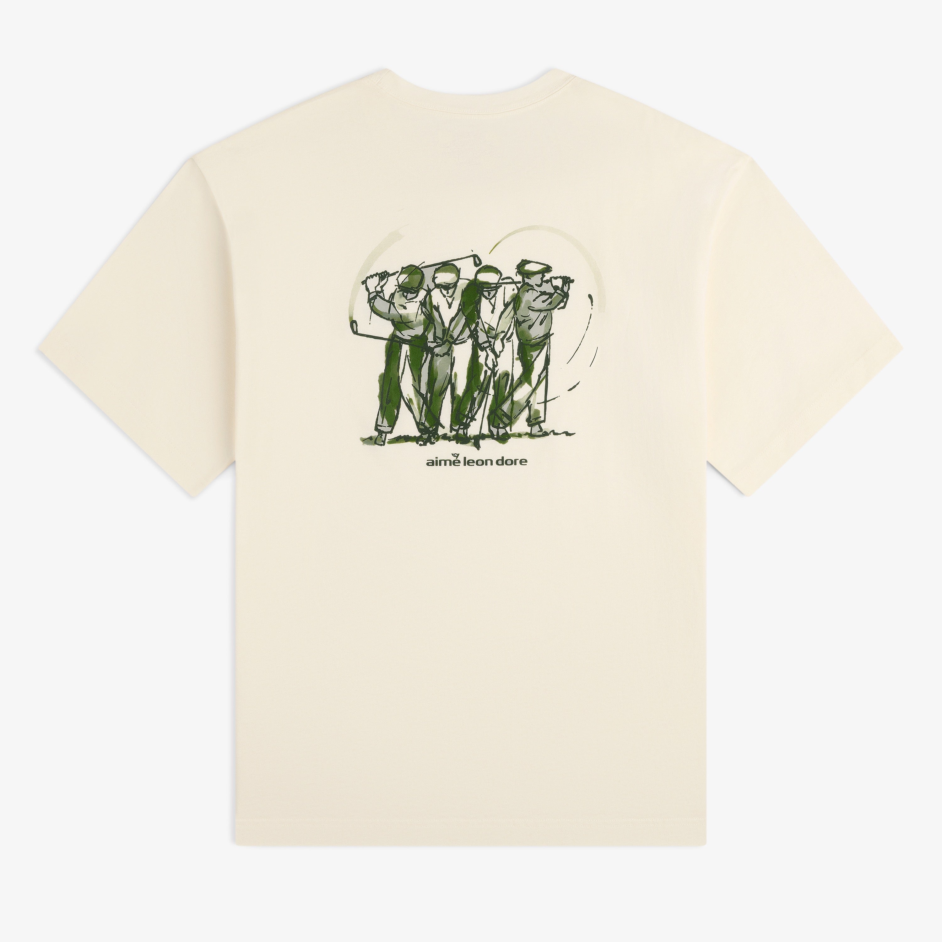 いこ♡MEDI DRAWING UNEVEN TEE ALD Golf Swing Tee – Aimé Leon Dore