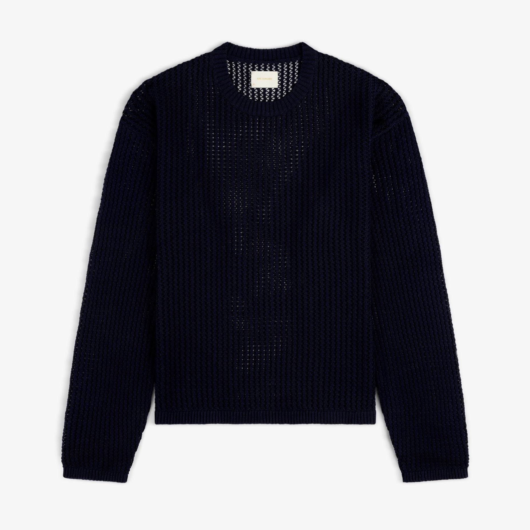 Cotton Eyelet Crewneck Sweater – Aimé Leon Dore
