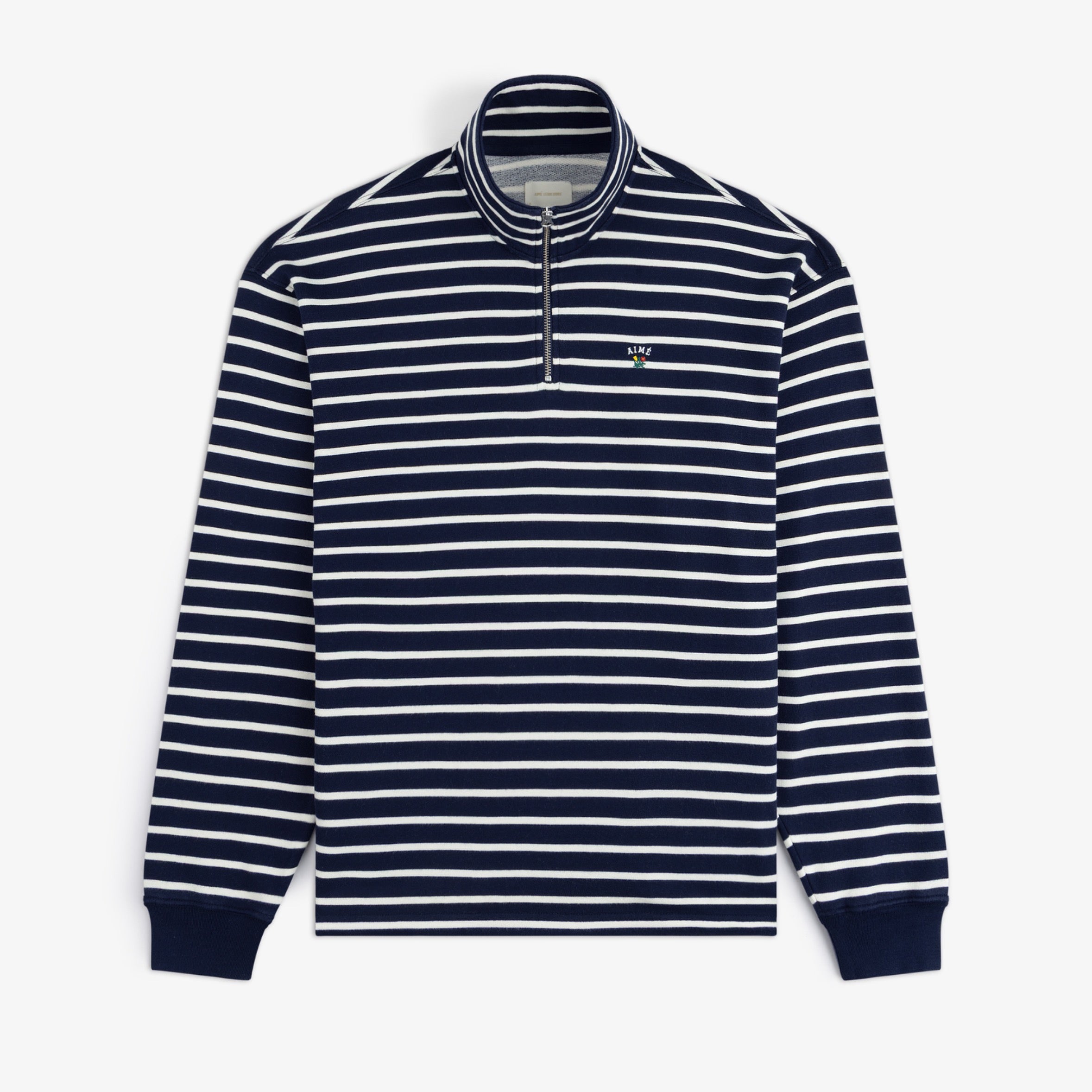 Striped Crest Quarter Zip – Aimé Leon Dore