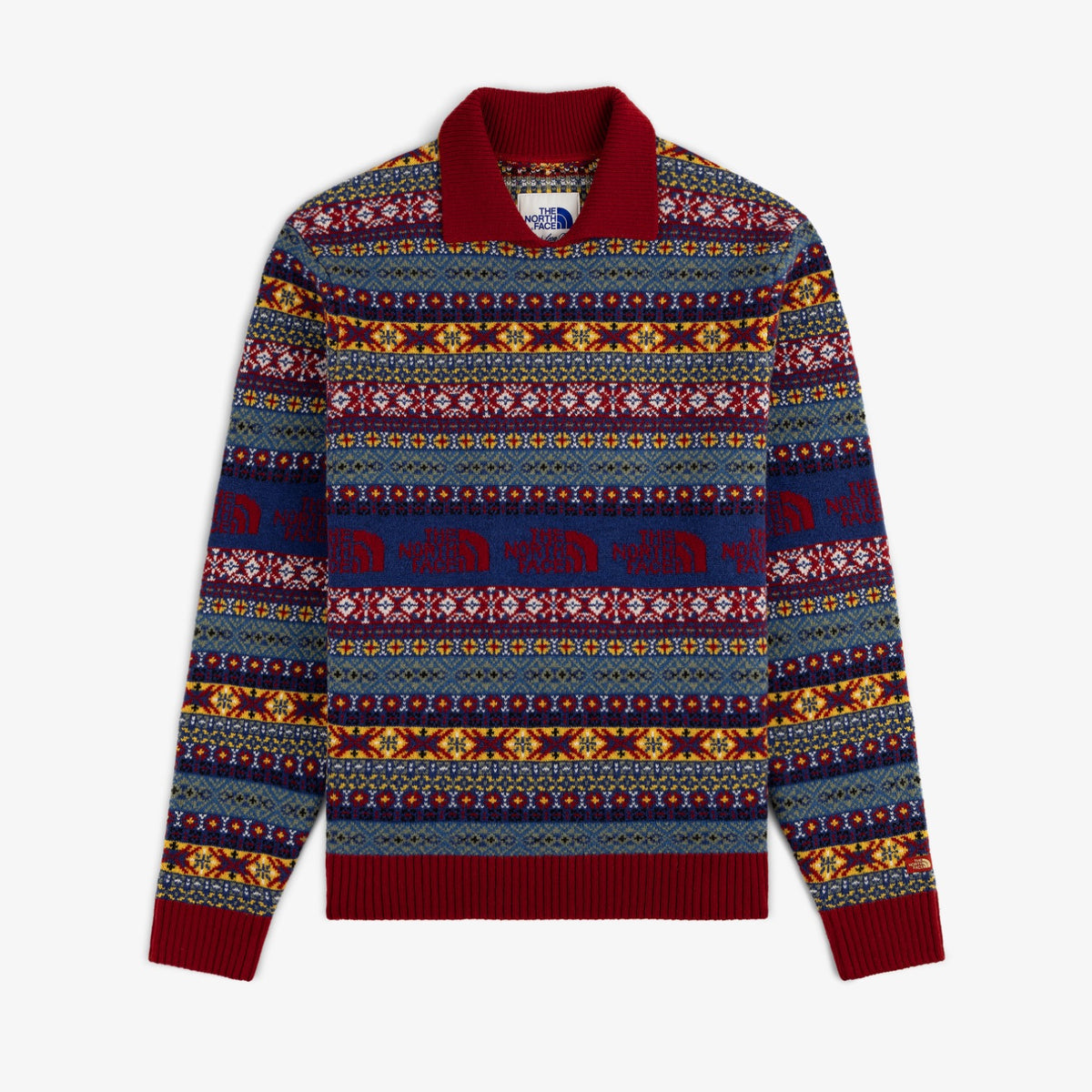 ALD / The North Face Fair Isle Knit Polo – Aimé Leon Dore