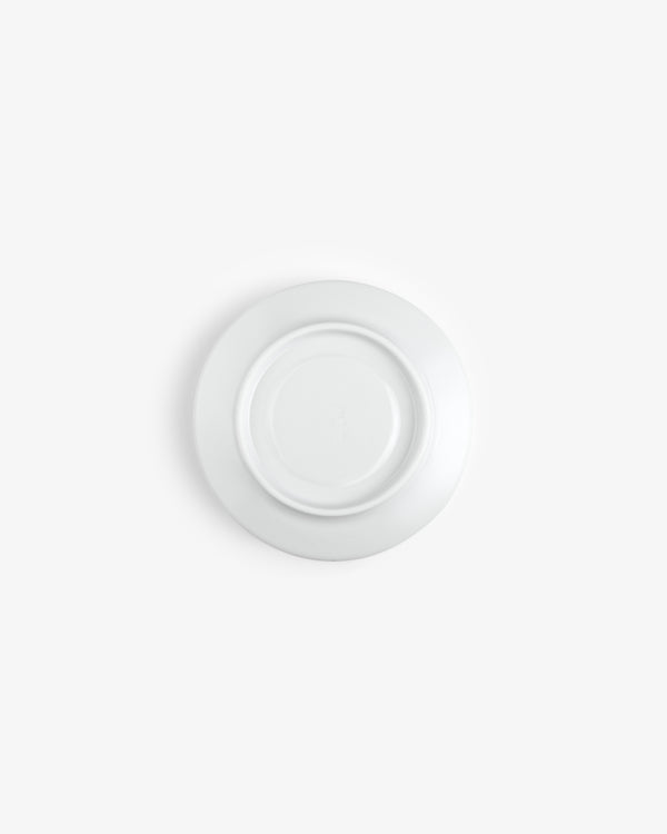 The Café Leon Dore Cappuccino Cup & Saucer set (6) is displayed upside down on a white background.