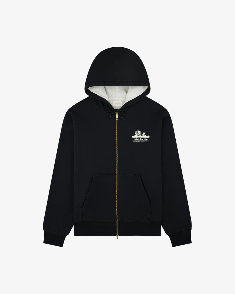 Unisphere Waffle Lined Full-Zip Hoodie