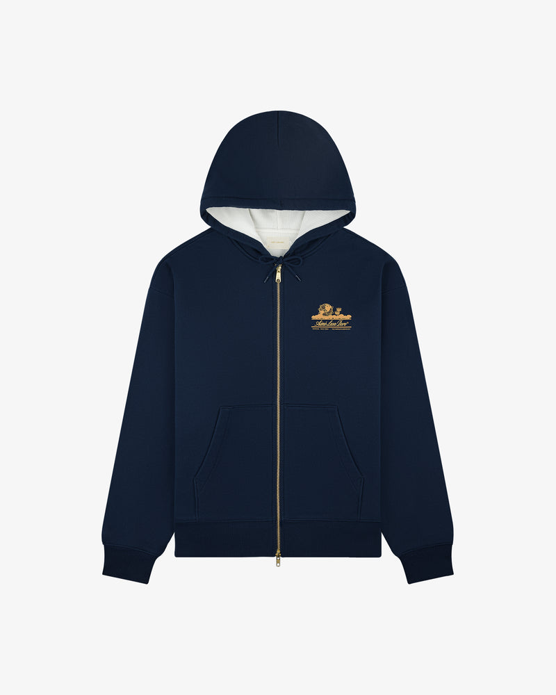 Unisphere Waffle Lined Full-Zip Hoodie