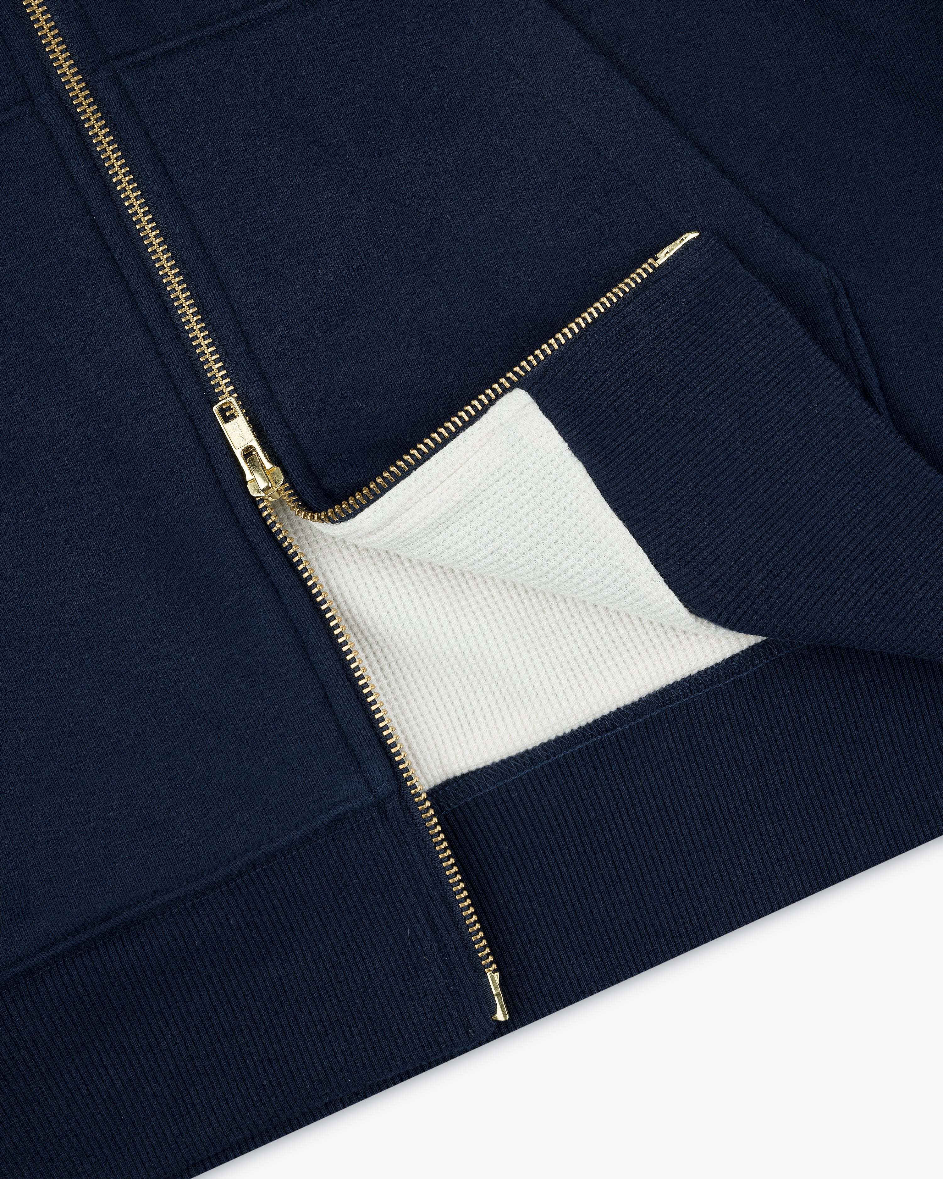 Unisphere Waffle Lined Full-Zip Hoodie