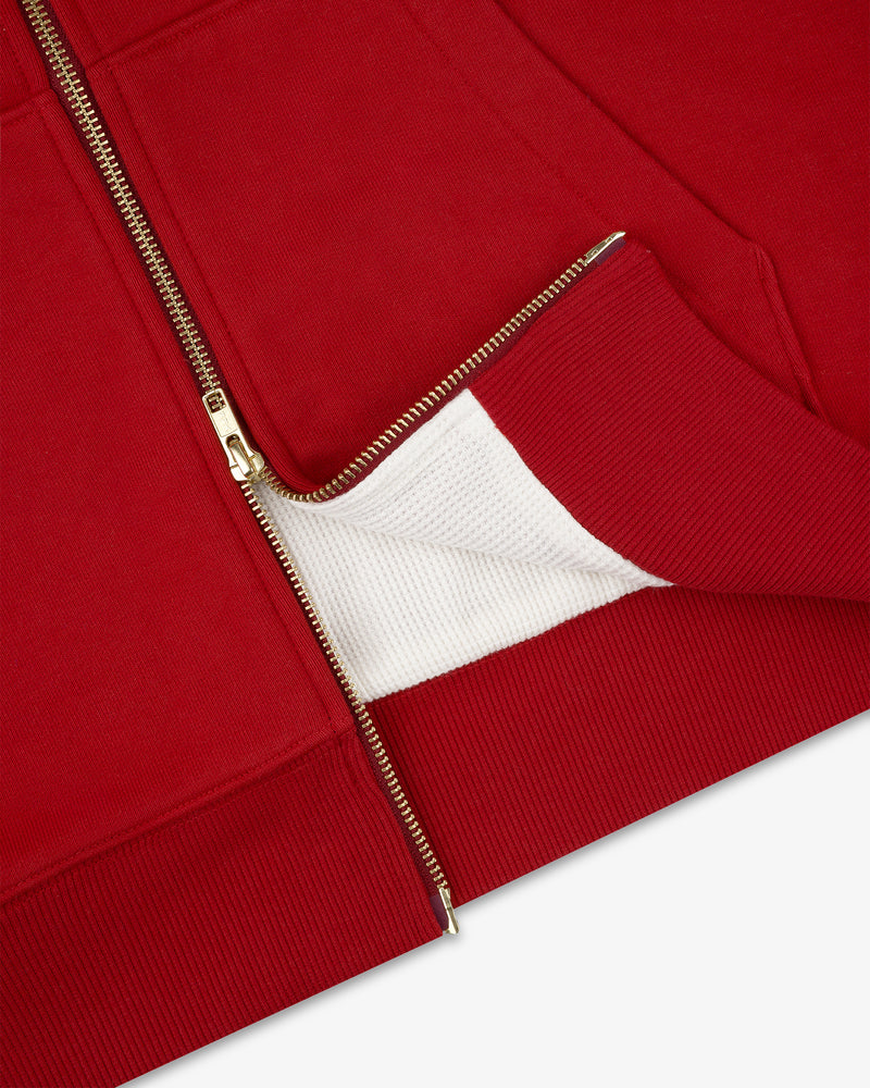 Unisphere Waffle Lined Full-Zip Hoodie